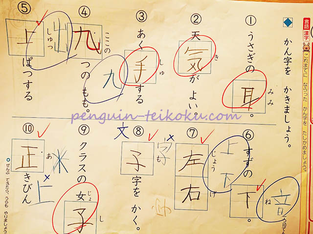 衝撃の漢字テスト